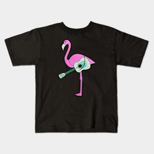 guitar holds by flamingo Kids T-Shirt